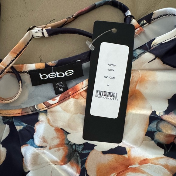 bebe Women's Satin Midi Dress Cowl Neck. Size M. MSRP $99.95 - Picture 14 of 16